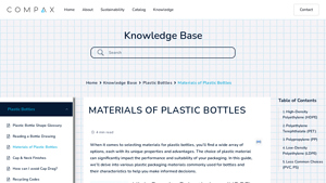 Compax Packaging - High-Density Polyethylene (HDPE) & Polyethylene Terephthalate (PET)