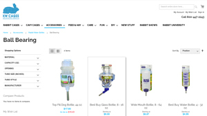KWCages - Ball Bearing Rabbit Water Bottles