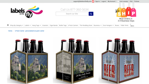 Labels On The Fly - Custom Beer Bottle Carriers