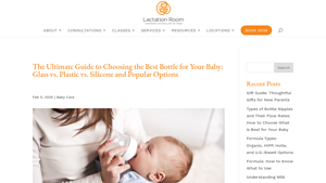 Lactation Room - Glass Baby Bottles