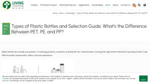 Living1991 - Types of Plastic Bottles