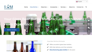 LOM Glassworks - Glass Beer Bottles