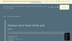 Luna Lobos - Stainless Steel Water Bottle