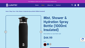 Lunatec - Mist, Shower & Hydration Spray Bottle