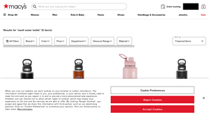 Macy's - Insulated Stainless Steel Water Bottles