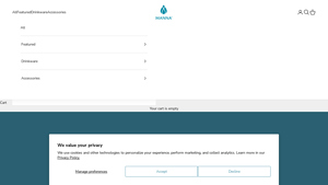 Manna - Titan & Saratoga Bottles