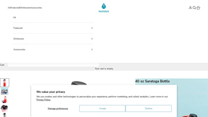 Manna - 40 oz Saratoga Bottle