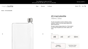 memobottle - A5 memobottle