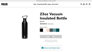 Miir - 23oz Vacuum Insulated Bottle