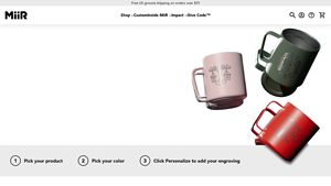 MiiR - Personalized Stainless Steel Drinkware