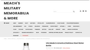 Military Memorabilia Inc - USA Made Stainless Steel Water Bottle