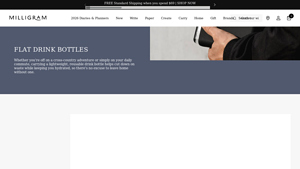 Milligram - Flat Drink Bottles