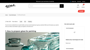 Montmarte - Ceramic Paints & Gloss Acrylic Varnish