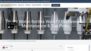 Mountop - UV Water Bottles