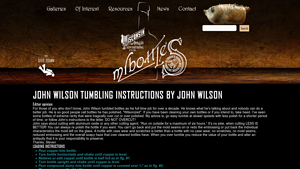 Wilson - Bottle Tumbling Instructions