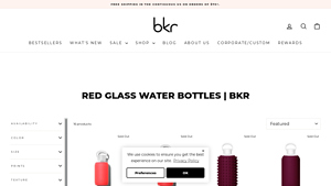 bkr - Glass Water Bottles