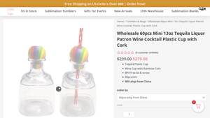 MyCrafix - Wholesale Mini Tequila Cups