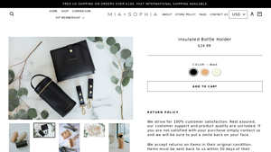 Mia Sophia - Insulated Bottle Holder