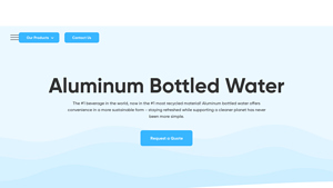 My Own Water - Aluminum Bottled Water