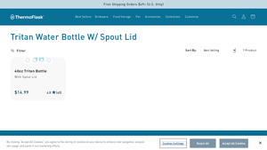 ThermoFlask - Tritan Water Bottle w/ Spout Lid