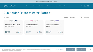 MyThermoFlask - Cup Holder Friendly Water Bottles