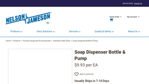 Nelson Jameson - Hand Soap Refill 16-oz