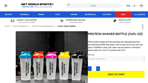 Net World Sports - 700ml Shaker Bottles
