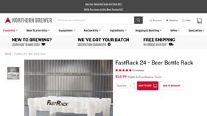 Northern Brewer - FastRack 24 Beer Bottle Rack