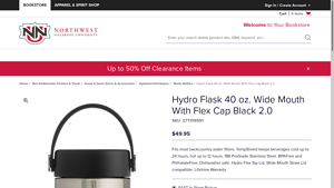 Hydro Flask - 40 oz. Wide Mouth with Flex Cap
