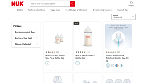 NUK - Anti-Colic and Natural Feeding Bottles