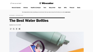 NYTimes - Versatile Dishwasher-Safe Bottles