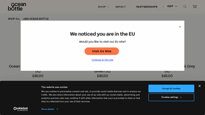 Ocean Bottle - 1 Liter Insulated Stainless Steel Water Bottle