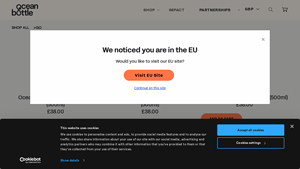 Ocean Bottle - GO Flip Top Metal Water Bottle