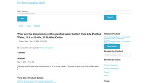 Pure Life - Purified Water 16.9 oz