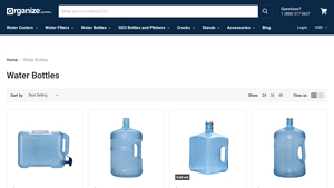 Organize - Reusable Plastic Water Bottles