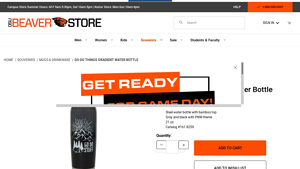 Oregon State - Go Do Things Gradient Water Bottle