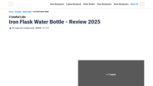 Outoria - Iron Flask Water Bottle