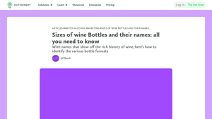 Outshinery - Wine Bottle Sizes Explained