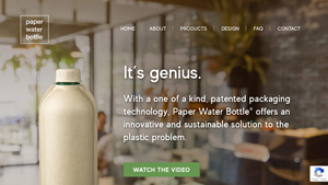Paper Water Bottle - Sustainable Packaging Solution