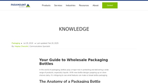 Paramount Global - Wholesale Packaging Bottles