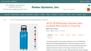 YETI - 46 Oz Rambler Stainless Steel Water Bottle