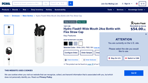 Hydro Flask - Wide Mouth 24oz Bottle with Flex Straw Cap