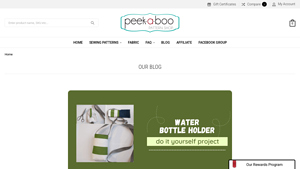 Peekaboo Pattern Shop - DIY Insulated Water Bottle Holder