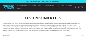 Perfect Shaker - Custom BPA-Free Shaker Cups