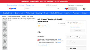 Full Cheeks™ - Rectangle Top Fill Water Bottle