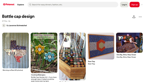 Pinterest - Bottle Cap Design Ideas