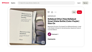 Bellabeat - BellaBeat Smart Water Bottle