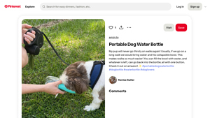 MalsiPree - Dog Water Bottle