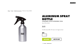 Pivot Point International - Aluminum Spray Bottle