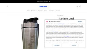 Prime Training - Titanium Dual Action Shaker